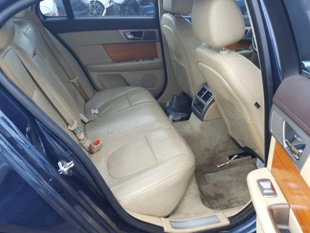 SAJWA05BX9HR11289 - 2009 JAGUAR XF LUXURY BLUE photo 6