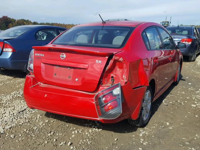 3N1AB6AP5CL773859 - 2012 NISSAN SENTRA 2.0 RED photo 4