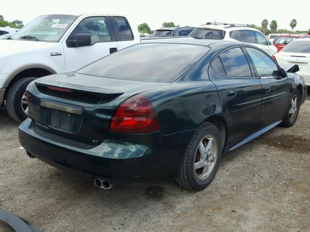 2G2WP522441239695 - 2004 PONTIAC GRAND PRIX GREEN photo 4