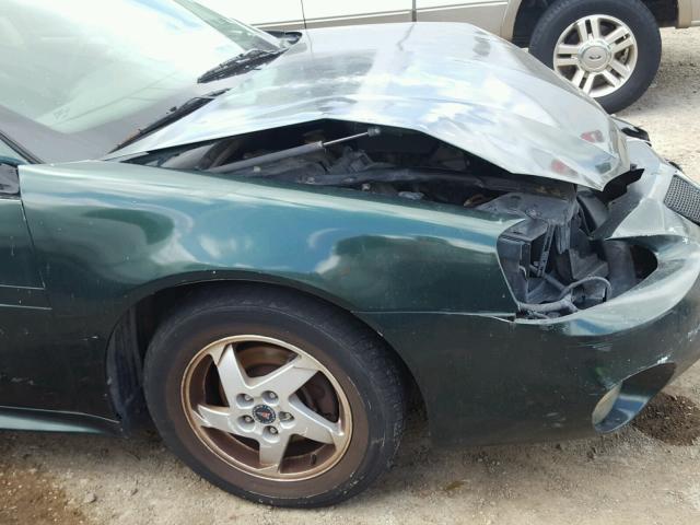 2G2WP522441239695 - 2004 PONTIAC GRAND PRIX GREEN photo 9