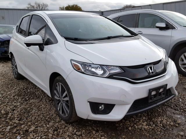 3HGGK5H70HM711828 - 2017 HONDA FIT EX WHITE photo 1