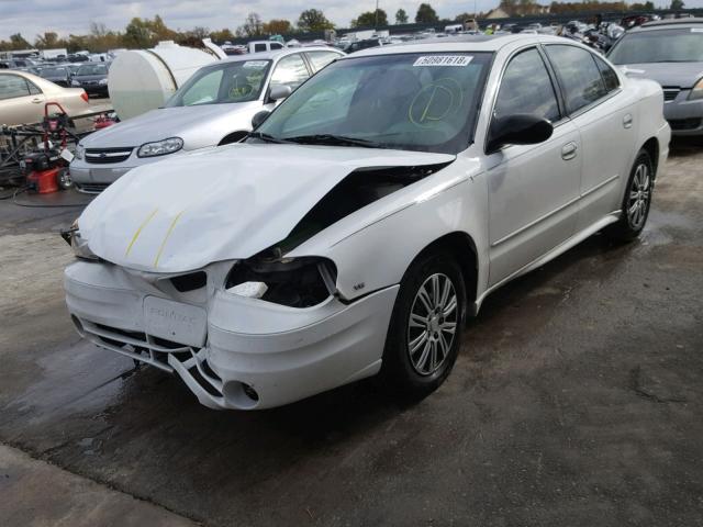 1G2NF52E04C254830 - 2004 PONTIAC GRAND AM S WHITE photo 2