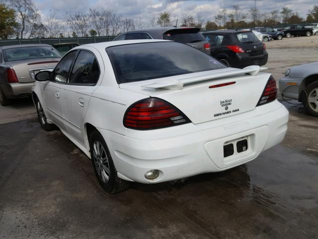 1G2NF52E04C254830 - 2004 PONTIAC GRAND AM S WHITE photo 3