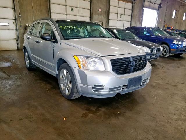 1B3HB48B47D155259 - 2007 DODGE CALIBER SX SILVER photo 1