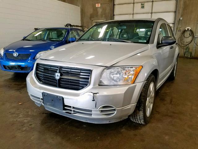 1B3HB48B47D155259 - 2007 DODGE CALIBER SX SILVER photo 2