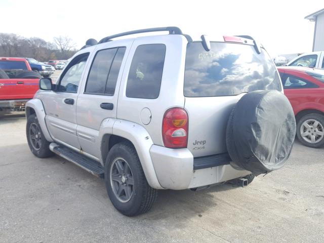 1J4GL38K32W347541 - 2002 JEEP LIBERTY RE SILVER photo 3