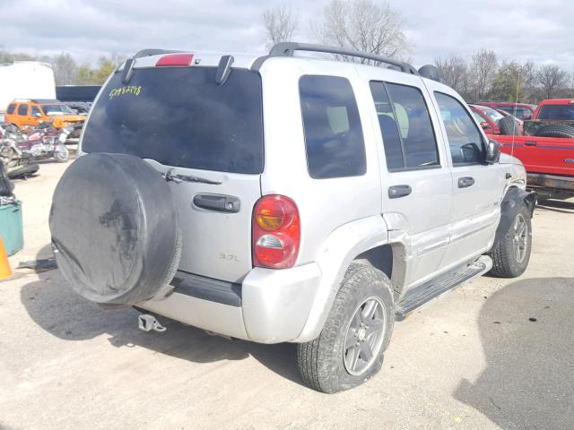 1J4GL38K32W347541 - 2002 JEEP LIBERTY RE SILVER photo 4