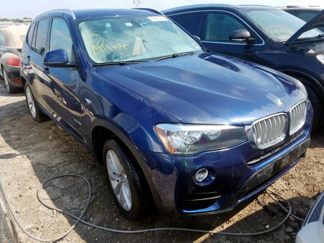 5UXWZ7C57H0V86268 - 2017 BMW X3 SDRIVE2 BLUE photo 1