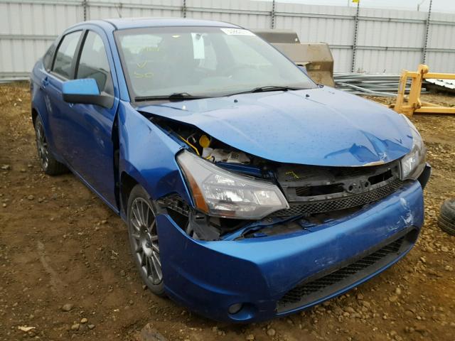 1FAHP3GN5AW265194 - 2010 FORD FOCUS SES BLUE photo 1