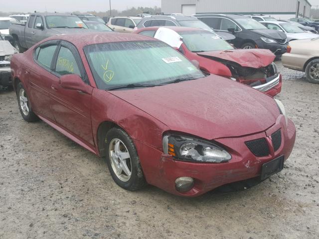 2G2WS542141300657 - 2004 PONTIAC GRAND PRIX წითელი ფოტო 1