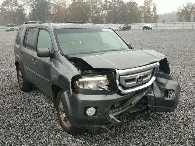 5FNYF4H7XBB003731 - 2011 HONDA PILOT EXLN GRAY photo 1