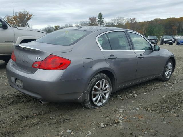 JNKCV61FX9M050879 - 2009 INFINITI G37 GRAY photo 4