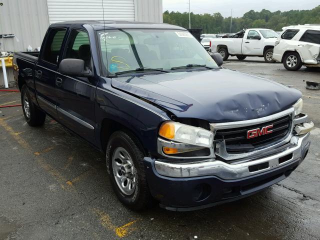 2GTEC13V661293894 - 2006 GMC NEW SIERRA BLUE photo 1