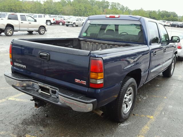 2GTEC13V661293894 - 2006 GMC NEW SIERRA BLUE photo 4