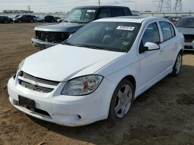 1G1AF5F53A7119231 - 2010 CHEVROLET COBALT 2LT WHITE photo 2