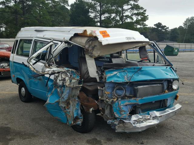 WV2YB0255DH064226 - 1983 VOLKSWAGEN VANAGON BU BLUE photo 1