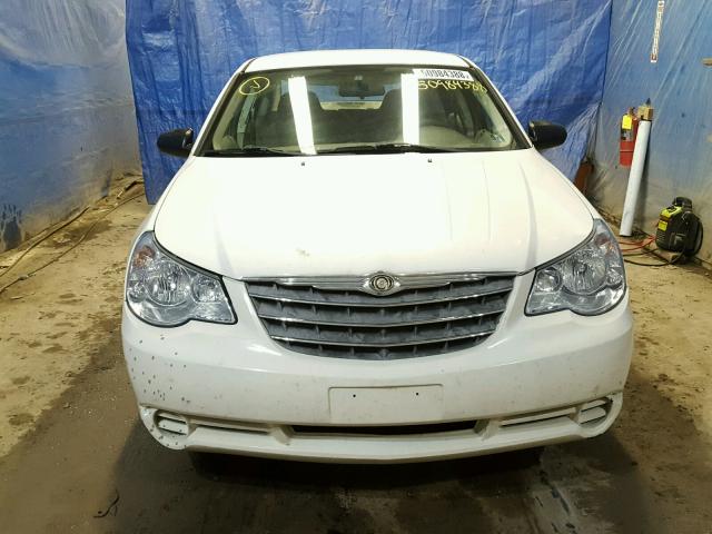 1C3LC46B89N530483 - 2009 CHRYSLER SEBRING LX WHITE photo 9