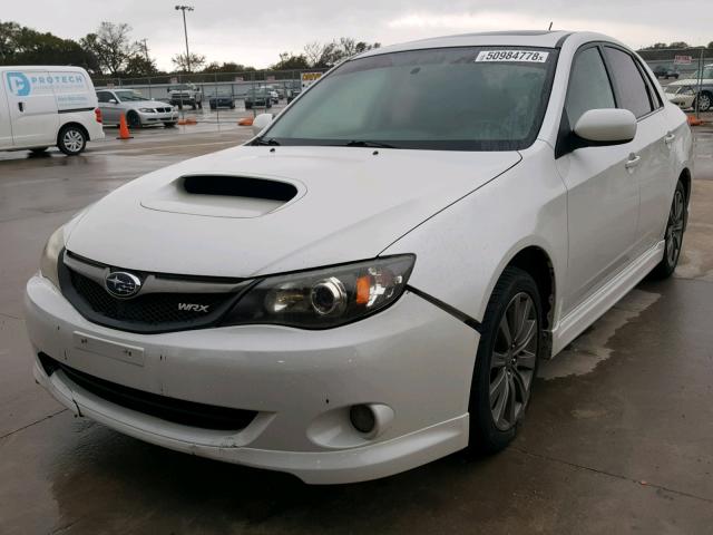 JF1GE7G6XAG510468 - 2010 SUBARU IMPREZA WR WHITE photo 2