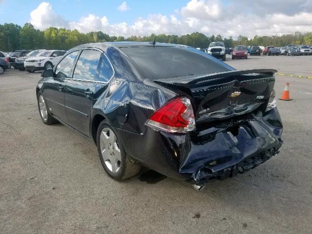 2G1WD58C069100407 - 2006 CHEVROLET IMPALA SUP 黑色 照片 3