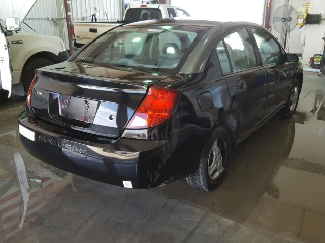 1G8AF52F63Z130375 - 2003 SATURN ION LEVEL BLACK photo 4