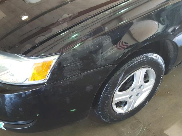 1G8AF52F63Z130375 - 2003 SATURN ION LEVEL BLACK photo 9