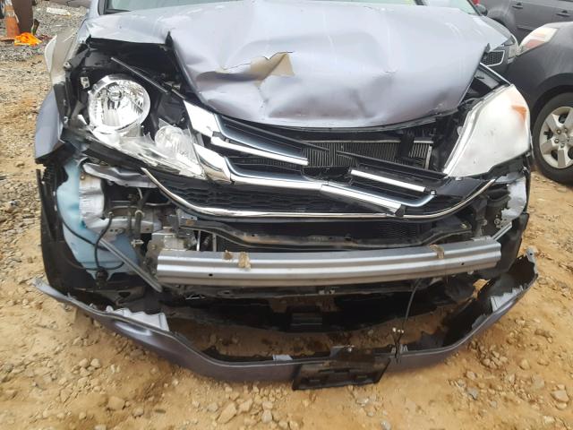 5J6RE4H79AL102005 - 2010 HONDA CR-V EXL BLUE photo 9