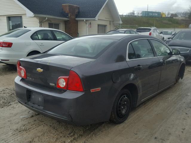 1G1ZC5EU2BF159196 - 2011 CHEVROLET MALIBU 1LT GRAY photo 4