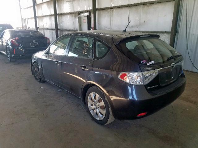 JF1GH616X9H817168 - 2009 SUBARU IMPREZA 2. GRAY photo 3