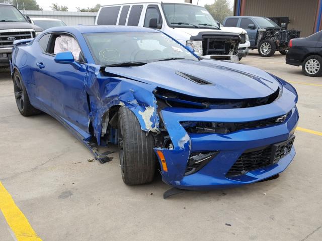 1G1FH1R74G0166162 - 2016 CHEVROLET CAMARO SS BLUE photo 1