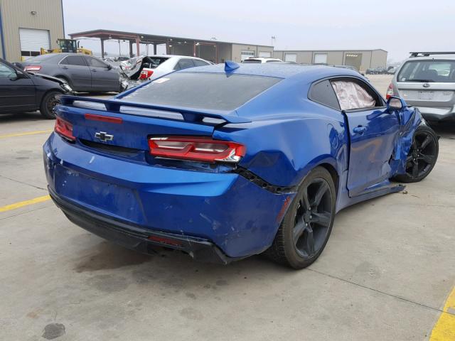 1G1FH1R74G0166162 - 2016 CHEVROLET CAMARO SS BLUE photo 4