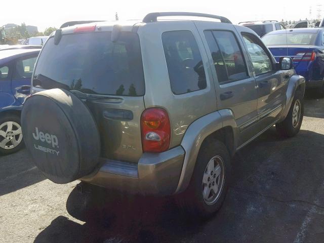 1J4GK58K03W637512 - 2003 JEEP LIBERTY LI TAN photo 4