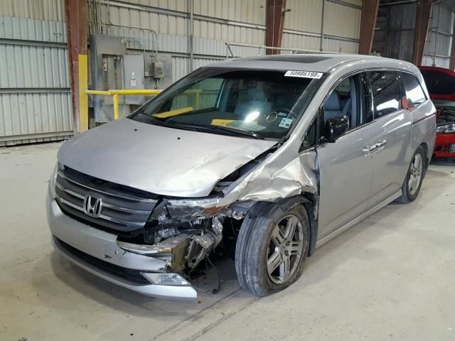 5FNRL5H91CB020391 - 2012 HONDA ODYSSEY TO GRAY photo 2