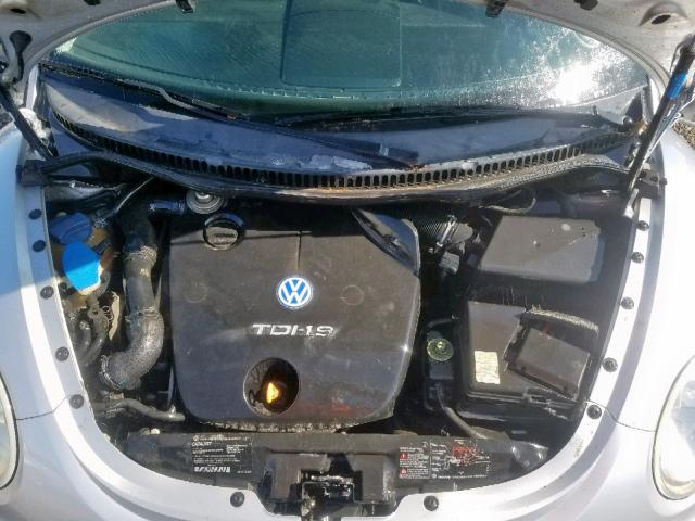 3VWCP21C02M408363 - 2002 VOLKSWAGEN NEW BEETLE 银色 照片 7