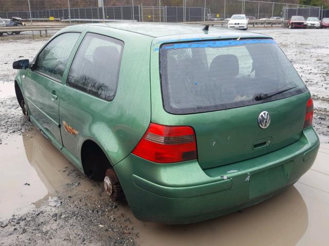 9BWDD61J514051154 - 2001 VOLKSWAGEN GTI GLS GREEN photo 3