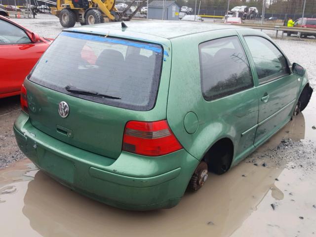 9BWDD61J514051154 - 2001 VOLKSWAGEN GTI GLS GREEN photo 4