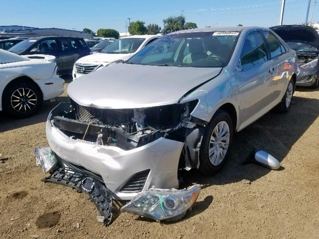 4T4BF1FK0CR262749 - 2012 TOYOTA CAMRY BASE SILVER photo 2