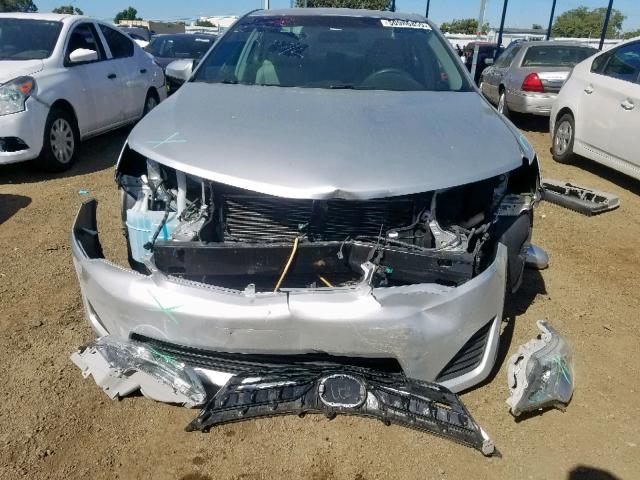 4T4BF1FK0CR262749 - 2012 TOYOTA CAMRY BASE SILVER photo 9