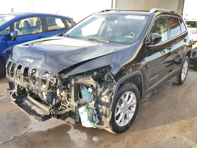 1C4PJLCS2EW258647 - 2014 JEEP CHEROKEE L BLACK photo 2