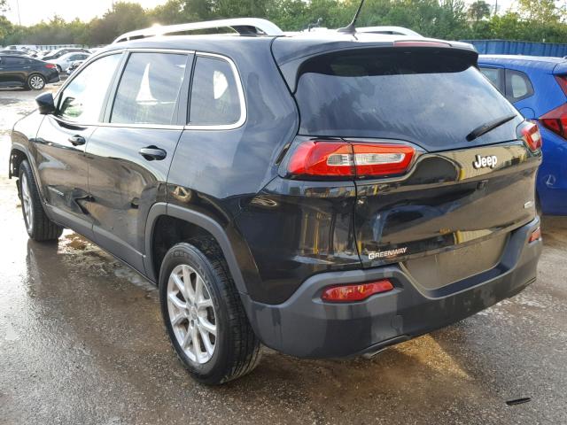 1C4PJLCS2EW258647 - 2014 JEEP CHEROKEE L BLACK photo 3