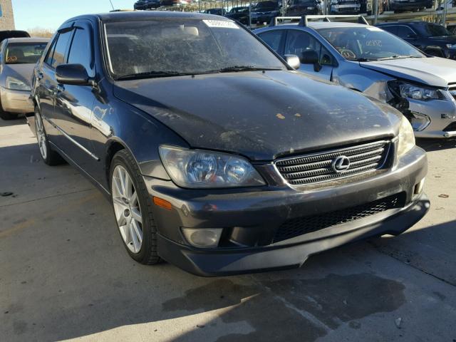 JTHBD192650097914 - 2005 LEXUS IS 300 BLACK photo 1