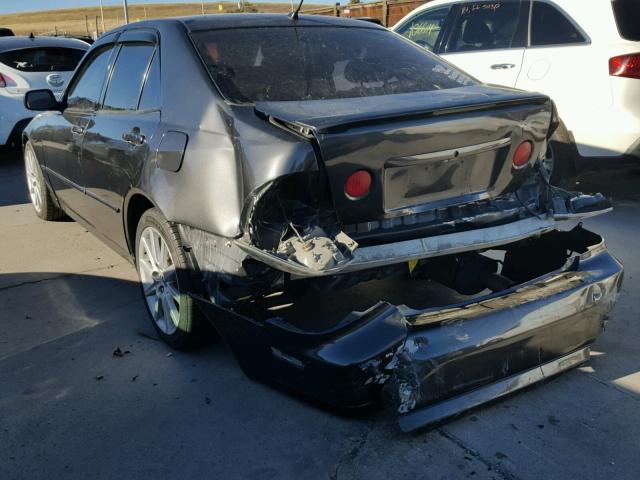 JTHBD192650097914 - 2005 LEXUS IS 300 BLACK photo 9