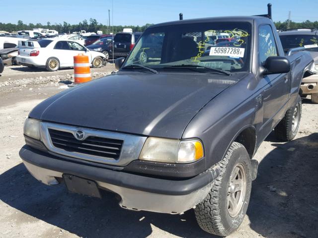 4F4YR12C4XTM46707 - 1999 MAZDA B2500 GRAY photo 2