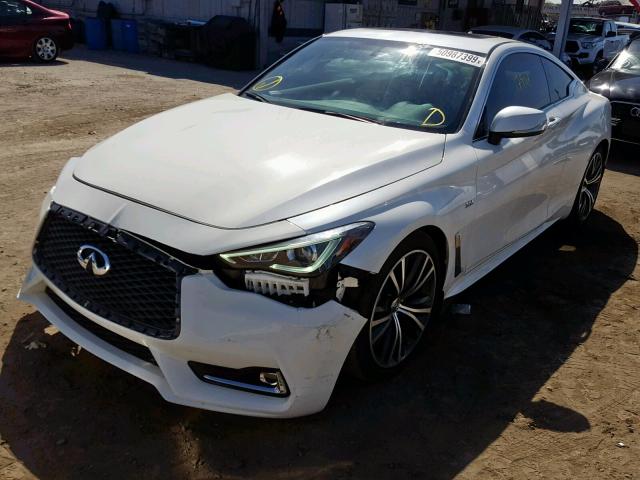 JN1EV7EK7HM363350 - 2017 INFINITI Q60 PREMIU WHITE photo 2