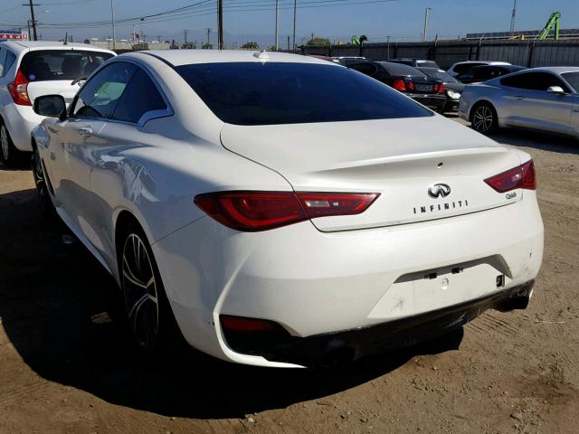 JN1EV7EK7HM363350 - 2017 INFINITI Q60 PREMIU WHITE photo 3