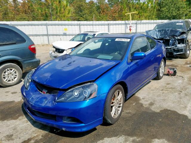JH4DC54846S002030 - 2006 ACURA RSX BLUE photo 2