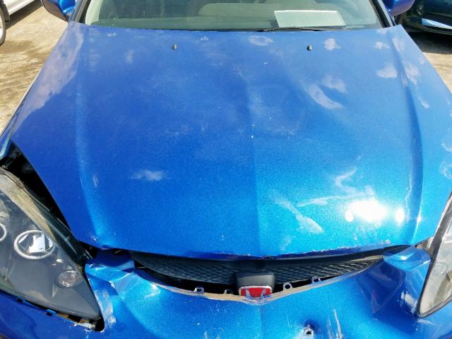 JH4DC54846S002030 - 2006 ACURA RSX BLUE photo 7