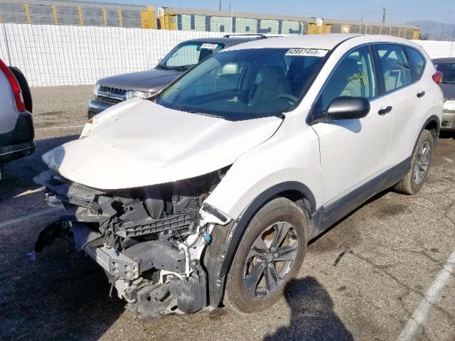 2HKRW5H34HH402331 - 2017 HONDA CR-V LX WHITE photo 2