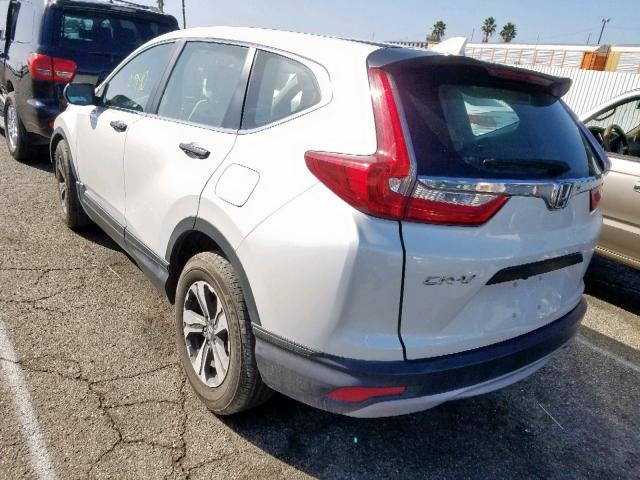 2HKRW5H34HH402331 - 2017 HONDA CR-V LX WHITE photo 3