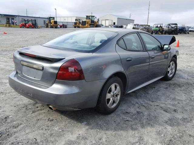 2G2WP522151225920 - 2005 PONTIAC GRAND PRIX GRAY photo 4