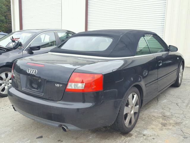 WAUAC48H66K005744 - 2006 AUDI A4 1.8 CAB BLACK photo 4